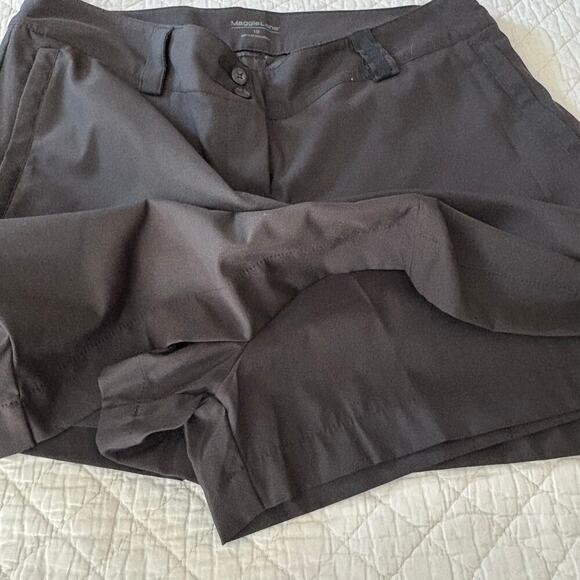 MAGGIE LANE Women's Mini Skort Black Sz12 Retro Academia Scholastic Golf Sporty - Picture 3 of 10